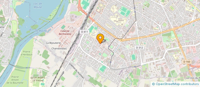localisation de l'entreprise SCI L ATLAS à ANGERS