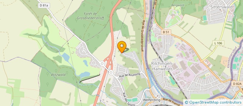 localisation de l'entreprise SCI L'ATLAS à SARREGUEMINES