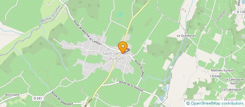 localisation de l'entreprise SCI L ATMOSPHERE  SAINT-GERMAIN-DU-PUCH