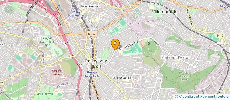 localisation de l'entreprise SCI L'ATMOSPHERE à ROSNY-SOUS-BOIS