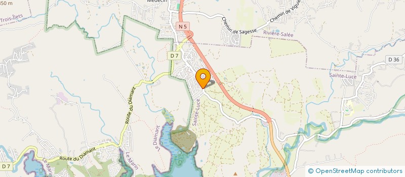 localisation de l'entreprise SCI L'ATOUMO  SAINTE-LUCE