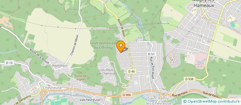 localisation de l'entreprise SCI L'ATOUT  CHEVREUSE