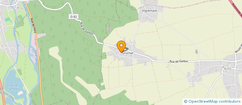 localisation de l'entreprise SCI L'AUBE  LE VAL D'HAZEY