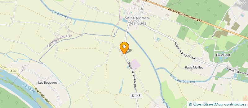 localisation de l'entreprise SCI L'AUBEPIN  SAINT-BENOIT-SUR-LOIRE
