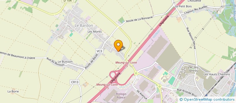 localisation de l'entreprise SCI L AUBEPINE  LE BARDON