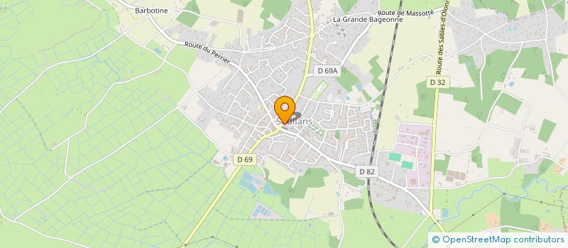 localisation de l'entreprise SCI L'AUBEPINE à SOULLANS