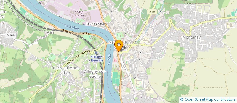 localisation de l'entreprise SCI L'AUBEPINE  NEUVILLE-SUR-SAONE