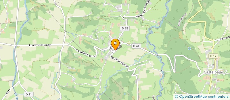 localisation de l'entreprise SCI L'AUBERGE  MOULEDOUS