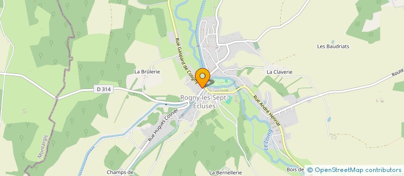 localisation de l'entreprise SCI L AUBERGE DES 7 ECLUSES  ROGNY-LES-SEPT-ECLUSES