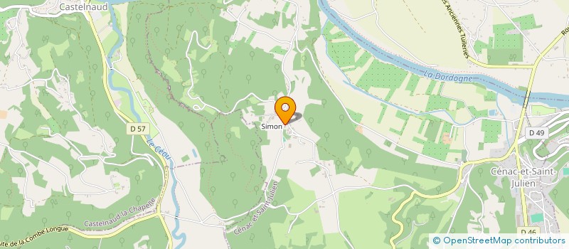 localisation de l'entreprise SCI L AUBERGE DES CORDELIERS  CENAC ET SAINT JULIEN