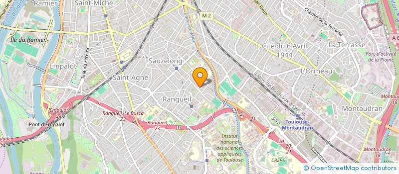 localisation de l'entreprise SCI L'AUBERGE DES TAMARIS à TOULOUSE