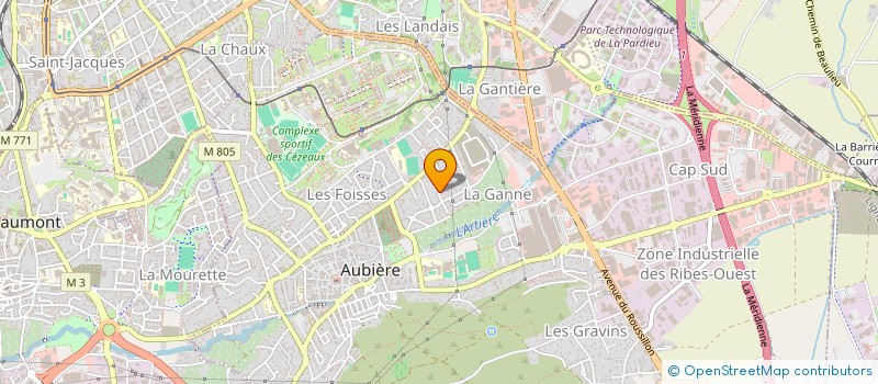 localisation de l'entreprise SCI L'AUBERGE ESPAGNOLE  AUBIERE