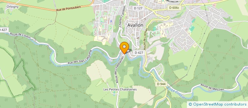localisation de l'entreprise SCI L AUBESPIN à AVALLON