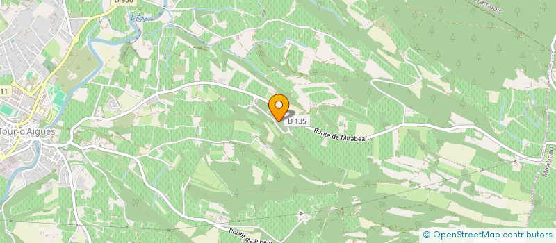 localisation de l'entreprise SCI L AUBIGNANE  LA TOUR-D'AIGUES