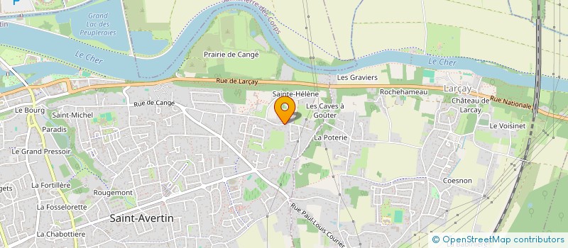 localisation de l'entreprise SCI L'AUBINIERE  SAINT-AVERTIN