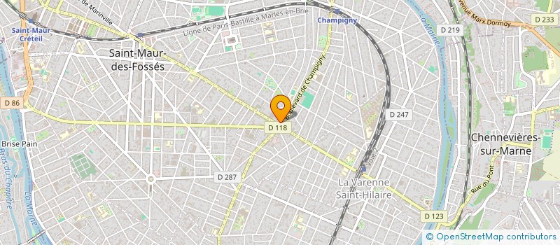 localisation de l'entreprise SCI L'AUDACE à SAINT-MAUR-DES-FOSSES