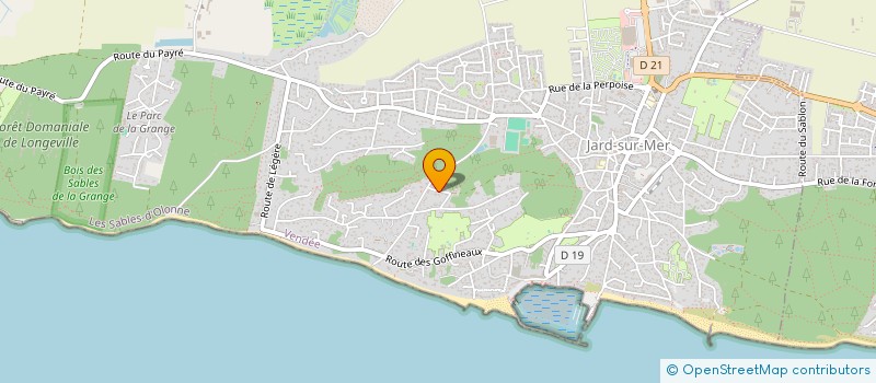localisation de l'entreprise SCI L'AUGIZIERE à JARD-SUR-MER