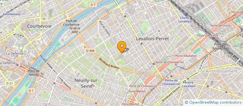 localisation de l'entreprise SCI L AULNAIE à NEUILLY-SUR-SEINE