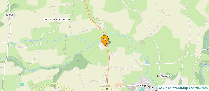 localisation de l'entreprise SCI L'AULNAIE  CHAILLAND