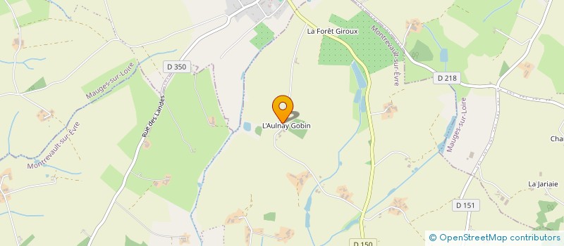 localisation de l'entreprise SCI L AULNAY à MONTREVAULT-SUR-EVRE