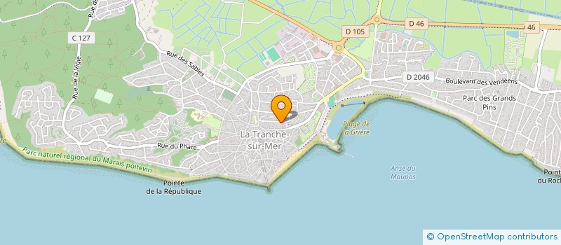 localisation de l'entreprise SCI L'AUNIS à LA TRANCHE-SUR-MER