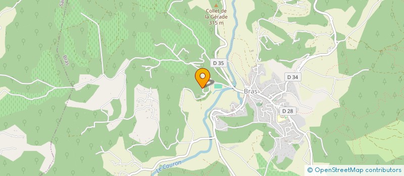 localisation de l'entreprise SCI L AUQUIER  BRAS