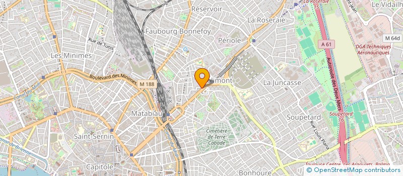 localisation de l'entreprise SCI L AURETTE à TOULOUSE