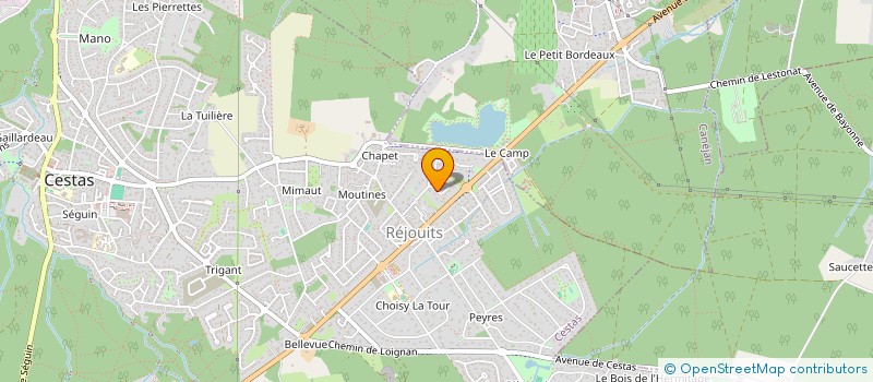 localisation de l'entreprise SCI L'AUREYA  CESTAS