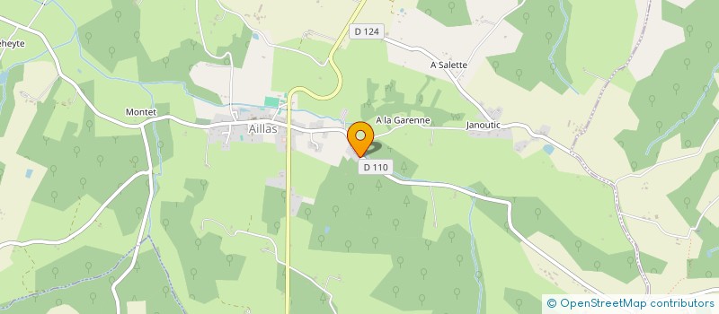 localisation de l'entreprise SCI L'AURIOLE  AILLAS