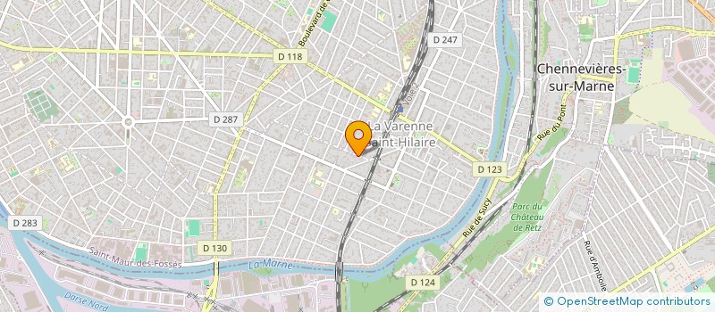 localisation de l'entreprise SCI L'AURIVE à SAINT-MAUR-DES-FOSSES