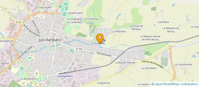 localisation de l'entreprise SCI L'AURORE à LES HERBIERS
