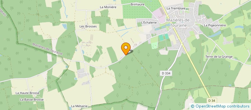 localisation de l'entreprise SCI L AURORE  LANGEAIS