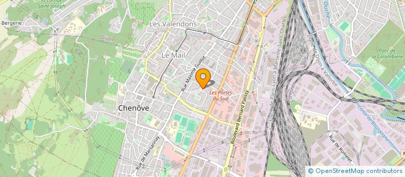 localisation de l'entreprise SCI L'AURORE IMMO à CHENOVE