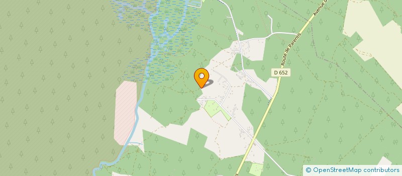 localisation de l'entreprise SCI L'AUSTRALIENNE  SAINTE-EULALIE-EN-BORN