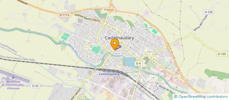 localisation de l'entreprise SCI L'AUTAN  CASTELNAUDARY