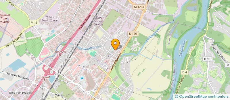 localisation de l'entreprise SCI L'AUTAN DU RECEBEDOU  PORTET SUR GARONNE