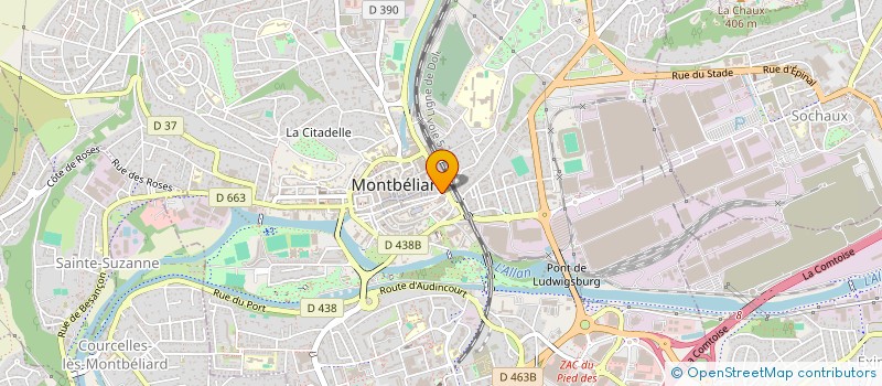 localisation de l'entreprise SCI L'AUTHENTICITE à MONTBELIARD