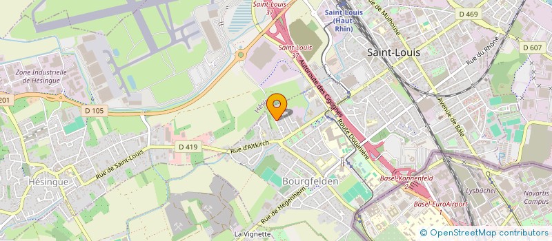 localisation de l'entreprise SCI L'AUTRE PART  SAINT-LOUIS