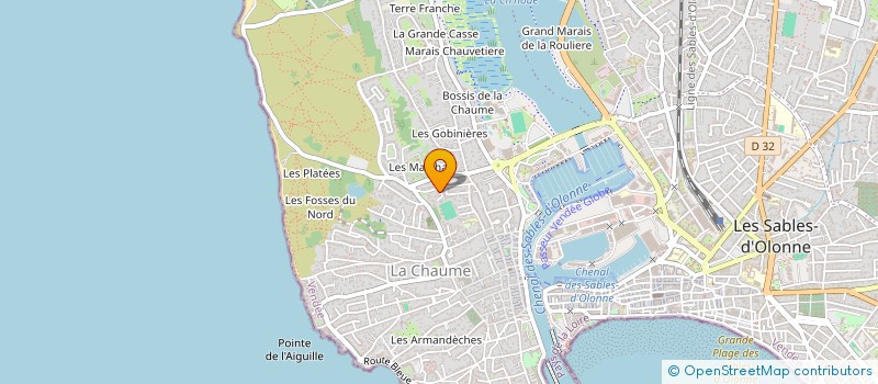 localisation de l'entreprise SCI L'AUTRE PART à LES SABLES-D'OLONNE