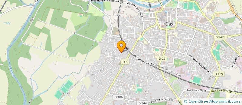 localisation de l'entreprise SCI L'AUTRE RIVE à DAX