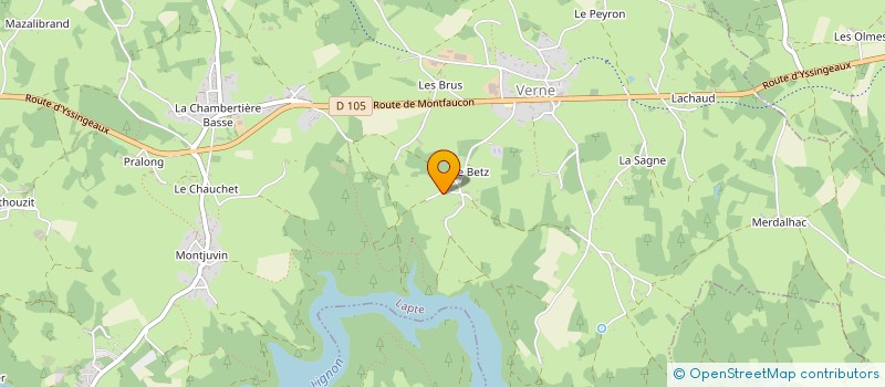 localisation de l'entreprise SCI L'AUZE  SAINT-MAURICE-DE-LIGNON