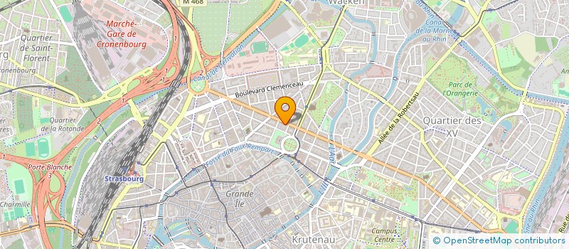 localisation de l'entreprise SCI L AVANT SCENE à STRASBOURG