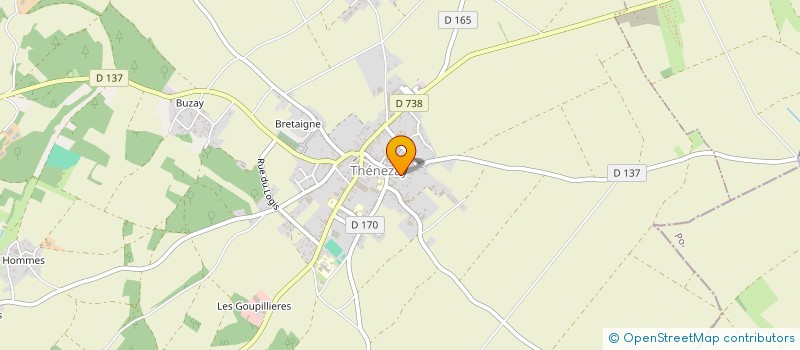 localisation de l'entreprise SCI L'AVE-RO  THENEZAY