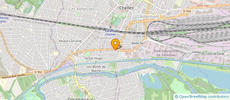 localisation de l'entreprise SCI L AVENIR  CHELLES