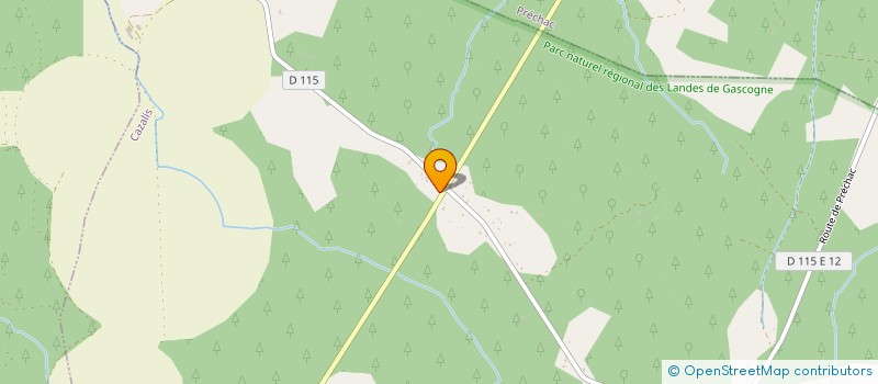 localisation de l'entreprise SCI L'AVENIR  CAZALIS