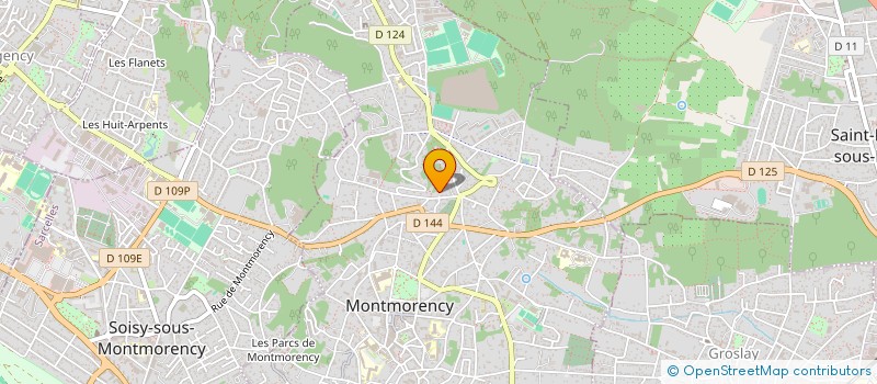 localisation de l'entreprise SCI L'AVENIR  MONTMORENCY