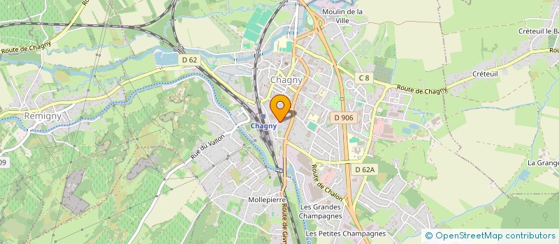 localisation de l'entreprise SCI L'AVENIR  CHAGNY