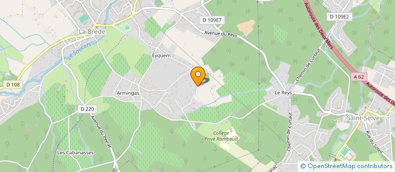 localisation de l'entreprise SCI L'AVENIR  LA BREDE