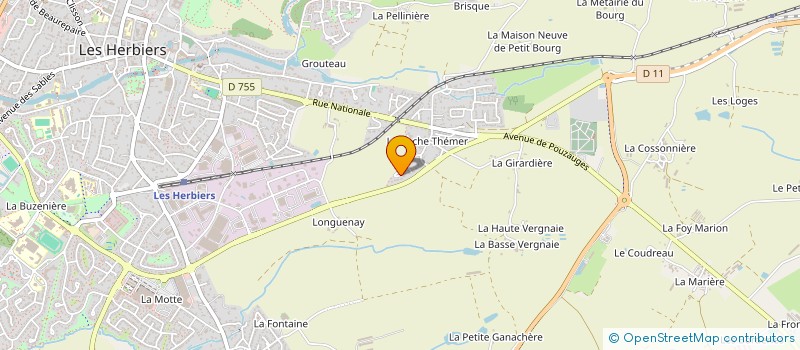 localisation de l'entreprise SCI L'AVENIR à LES HERBIERS