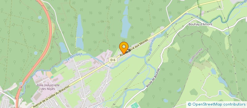 localisation de l'entreprise SCI L'AVENIR  FROIDECONCHE